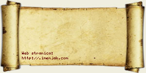 Isak Paić vizit kartica